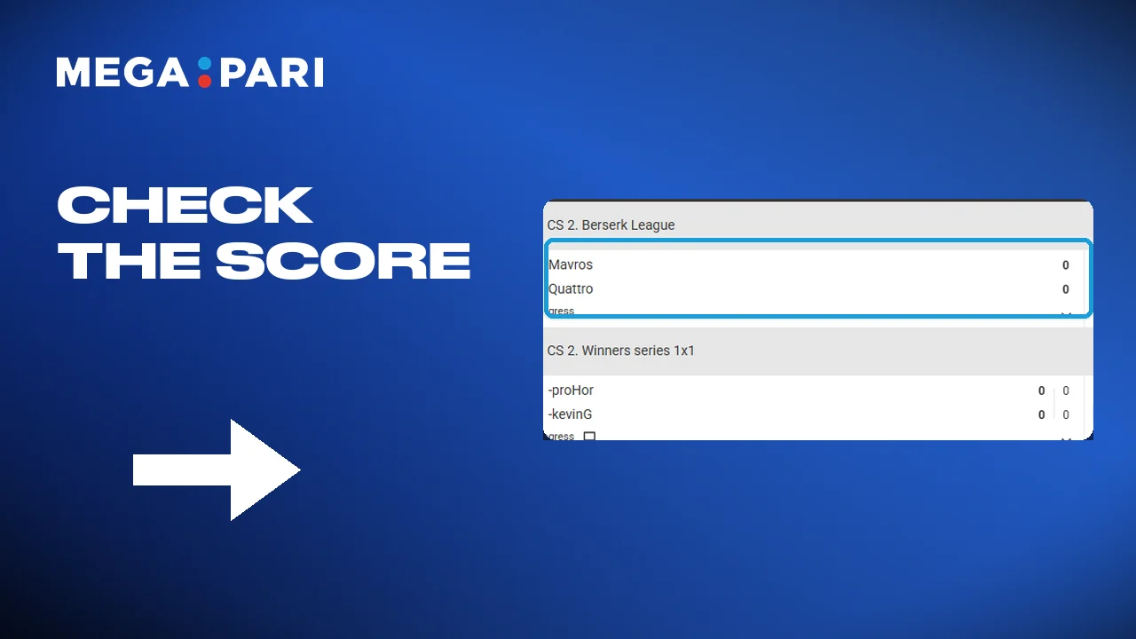 Reading the score at Megapari and choosing a market that fits
