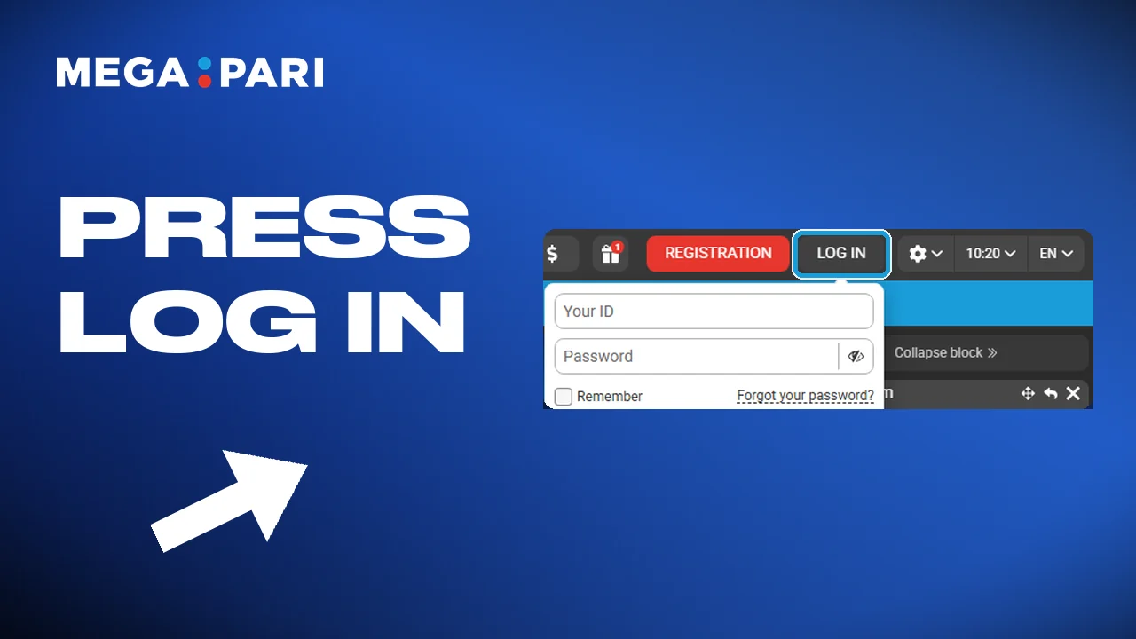 Tapping log in opens the sign-in screen